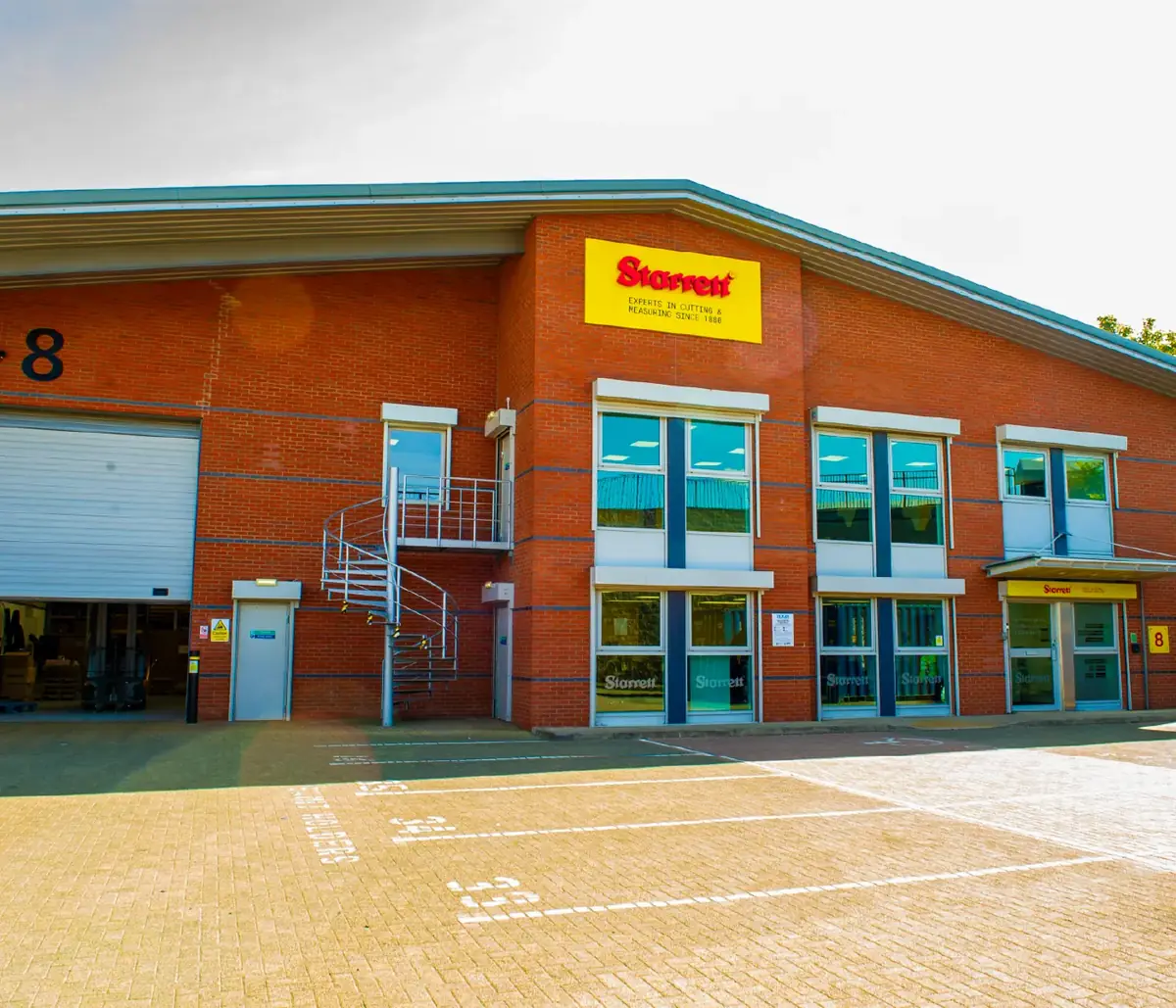 Exterior of the Starrett Nottingham Weld Centre at 8 Easter Park